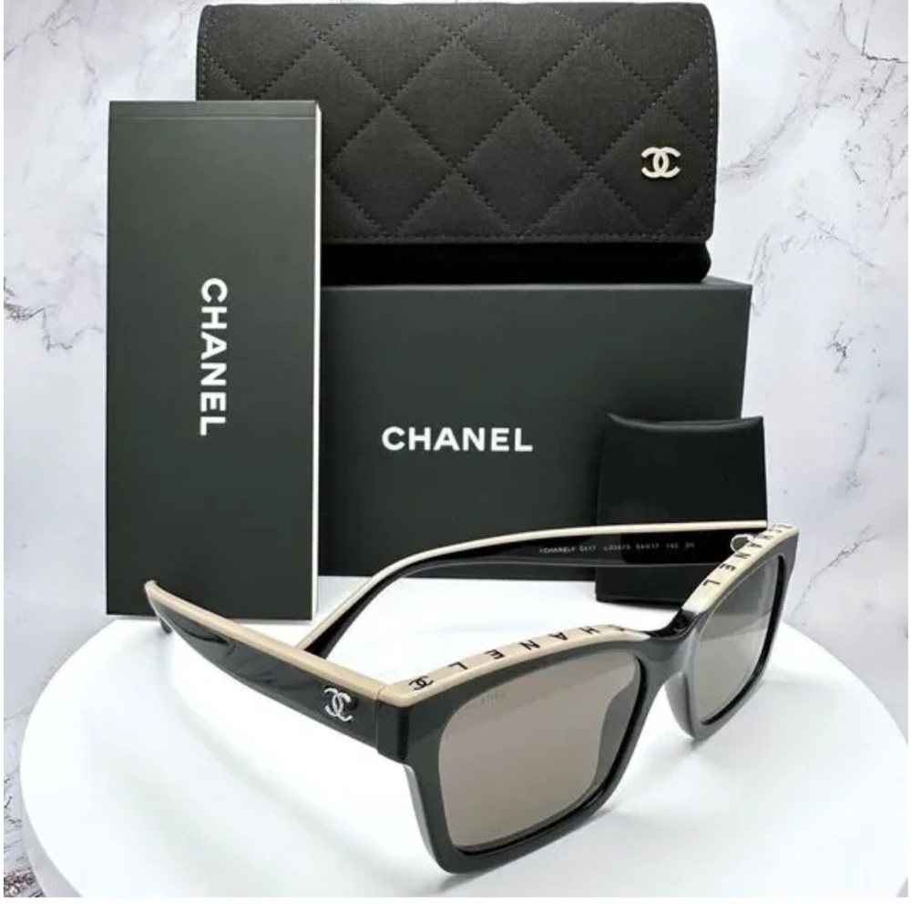 NEW CHANEL SUNGLASSES | 5417 | 5417 C534 - 3 | BLACK | BEIGE | BROWN